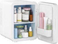 Elle Mini Travel Mini LED kozmetikai hűtő 4L LED tükörrel - Fehér