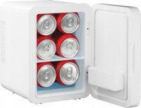 Elle Mini Travel Mini LED kozmetikai hűtő 4L LED tükörrel - Fehér