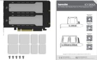 ICY DOCK ExpressSlot Elite MB842MP-B 2x M.2 NVMe Mobil Rack + PCIe Bővítőkártya
