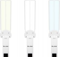 BLOW LB-24 Asztali LED lámpa órával 34 cm - Fehér