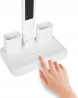 BLOW LB-24 Asztali LED lámpa órával 34 cm - Fehér