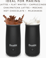 Dualit DU-84146 Rozsdamentes acél Tejforraló edény 0,34L - Fekete