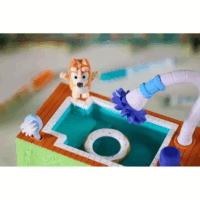 Crayola Washimals Bluey medencés mókája játékszett