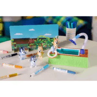 Crayola Washimals Bluey medencés mókája játékszett