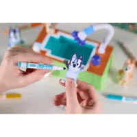 Crayola Washimals Bluey medencés mókája játékszett