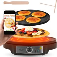 Adler AD 3093 Elektromos Palacsintasütő Ø 30cm 1600W - Fekete