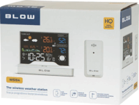 BLOW WS104 wireless Időjárás állomás 3 külső szenzorral - Fehér