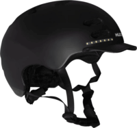 Hudora LEd gördeszkás sisak - Fekete (55 - 58 cm)