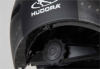 Hudora LEd gördeszkás sisak - Fekete (55 - 58 cm)