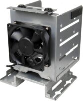 Inter-Tech ER-47045-1 4x3,5″ + 1x2,5″ HDD/SSD Beépítő Keret Integrált 80mm Ventilátorral