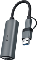 TP-Link UE310C USB-C/USB-A Gigabit Ethernet Adapter - Szürke