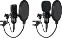 DNA YOU2B Podcast készlet (Mikrofon + Audio Interfész + Mikrofon állvány) - Fekete