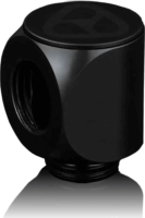 Thermal Grizzly TG-DM-FIT-6003 DeltaMate Rotary 90° G1/4" Anya - G1/4" Apa 90°-os Csavaros Könyök Idom - Fekete (6db / csomag)