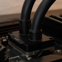 Thermal Grizzly TG-DM-FIT-6008 DeltaMate Extender MF28 G1/4" Apa - G1/4" Anya Hosszabbító Csatlakozó - Fekete (6db / csomag)