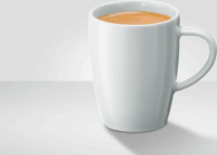 Jura 71569 Lungo 270ml porcelán kávés bögre - Fehér