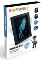 Kidywolf Illuminated világító fali dekorációs készlet (9db/csomag)