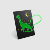 Kidywolf Illuminated 3 részes világító faldekoráció készlet - Dínó