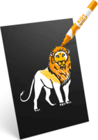 Kidywolf Illuminated 3 részes világító faldekoráció készlet - Vadállatok