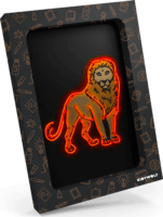 Kidywolf Illuminated 3 részes világító faldekoráció készlet - Vadállatok