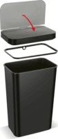 Lamart LT8110 50 literes Érintés nélküli szemetes - Fekete