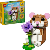 LEGO 31376 Creator - 3 az 1-ben Aranyos Hörcsög Virággal