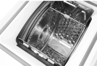 Midea MF100T80B/W-HR Felültöltős Mosógép - Fehér