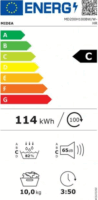 Midea MD200H100BW/W-HR Hőszivattyús Szárítógép 10kg 211kWh - Fehér