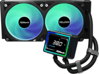 ASRock Challenger 240 Digital PWM univerzális CPU vízhűtés - Fekete