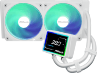 ASRock Challenger White 240 Digital PWM univerzális CPU vízhűtés - Fehér