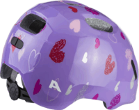 Alpina Ximo 2 Gyermek Mintás Bukósisak - Lila (49-54cm)
