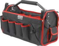 Yato YT-7435 Csővázas Szerszámos táska 49 × 23 × 28 cm - Fekete/Piros