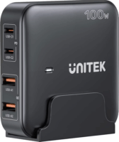 Unitek 2x USB-A / 2x USB-C Hálózati Asztali Gyorstöltő Állomás 100W - Fekete