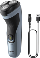 Philips X3063/00 Vezeték nélküli Akkus Nedves-Száraz Borotva - Fekete / Kék