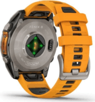 Garmin fenix 8 Sport Férfi Okosóra 47mm - Titán / Narancssárga