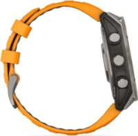 Garmin fenix 8 Sport Férfi Okosóra 47mm - Titán / Narancssárga