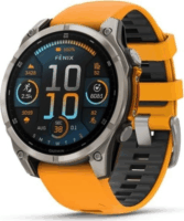 Garmin fenix 8 Sport Férfi Okosóra 47mm - Titán / Narancssárga