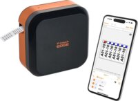 Brother PT-E720BT P-Touch Cube Pro Címkenyomtató Bluetooth / USB - Fekete / Narancssárga