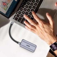 Unitek S1242AGY01-EU M.2 NVMe USB4 Külső SSD ház - Szürke