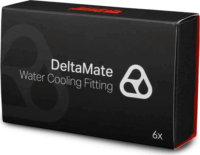 Thermal Grizzly TG-DM-FIT-6207 DeltaMate Extender G1/4" apa - G1/4" anya MF14 Toldócsatlakozó - Ezüst (6db / csomag)