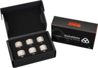 Thermal Grizzly TG-DM-FIT-6217 DeltaMate Fitting ST13 G1/4" apa Kompressziós Fitting Adapter - Ezüst (6db / csomag)