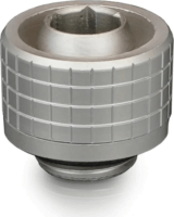 Thermal Grizzly TG-DM-FIT-6201 DeltaMate Fitting ST16 G1/4" apa Kompressziós Fitting Adapter - Ezüst (6db / csomag)
