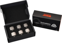 Thermal Grizzly TG-DM-FIT-6201 DeltaMate Fitting ST16 G1/4" apa Kompressziós Fitting Adapter - Ezüst (6db / csomag)