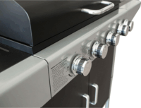 Ravanson GO-6 Gázos Kerti grillsütő - Fekete