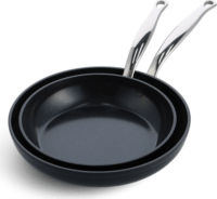 GreenPan Barcelona Pro 2 részes Serpenyő készlet 24 / 28 cm - Fekete