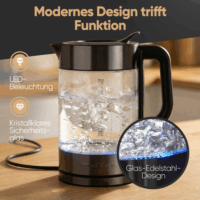 Proficook PC-WKS 1322 G Vízforraló 1.7L 2200 Watt - Átlátszó / Inox