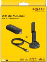 Delock 12774 AX5400 Wi-Fi 6E Wireless USB Adapter