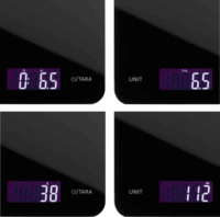 WMF 06.0873.6040 Digitális konyhai mérleg - Fekete