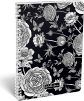 Lizzy Cornell Juliette Jones 70 lapos A4 Négyzetrácsos spirálfüzet - Mintás