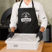 Alfa Forni Original Pamut kötény 70 x 90 cm - Fekete