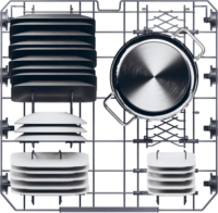 Haier XS 6B1M3PB Beépíthető Mosogatógép 60cm 16 teríték